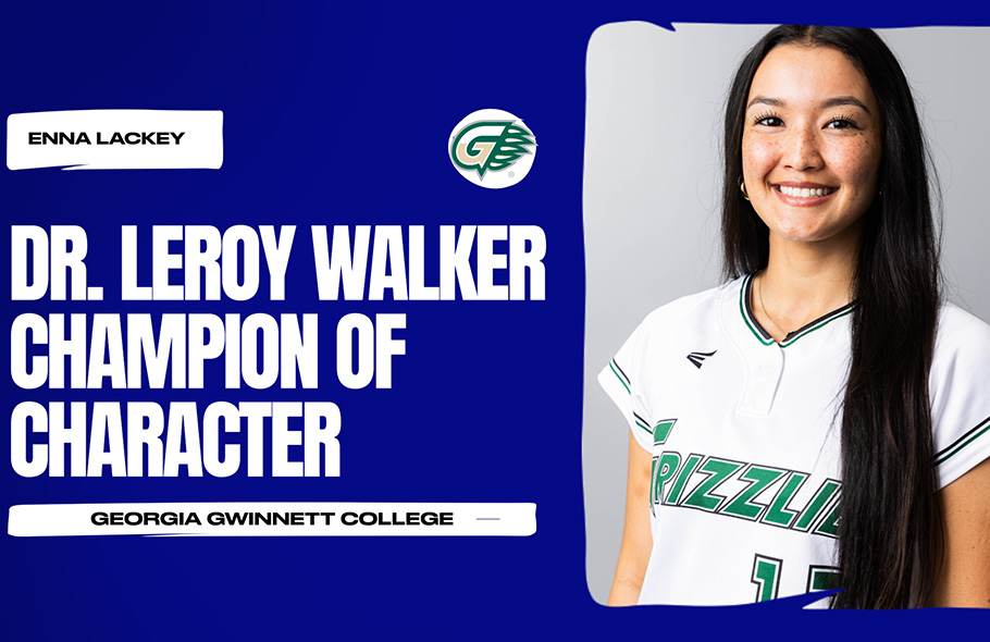 Georgia Gwinnett College&rsquo;s Lackey Earns 2024-25 CAC Dr. LeRoy Walker Champion of Character Award