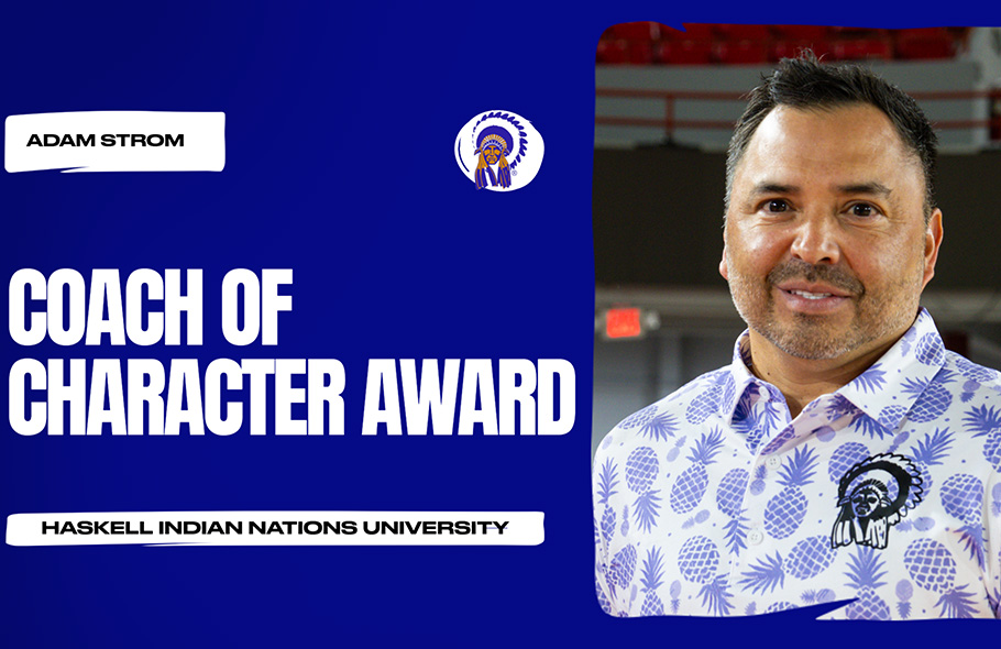 Haskell Indian Nations&rsquo; Strom Named 2024-25 CAC Coach of Character Award Winner