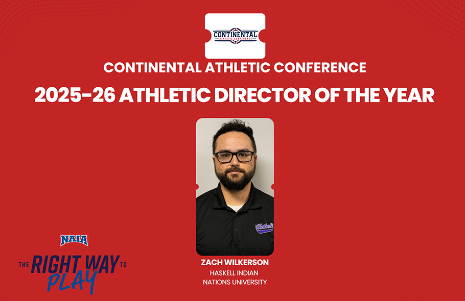 Haskell Indian Nations&rsquo; Zach Wilkerson Named 2025-26 CAC Athletic Director of the Year