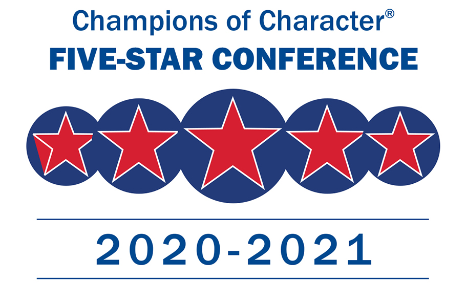 CAC Awarded 2020-21 Champions of Character Five-Star Conference Rating