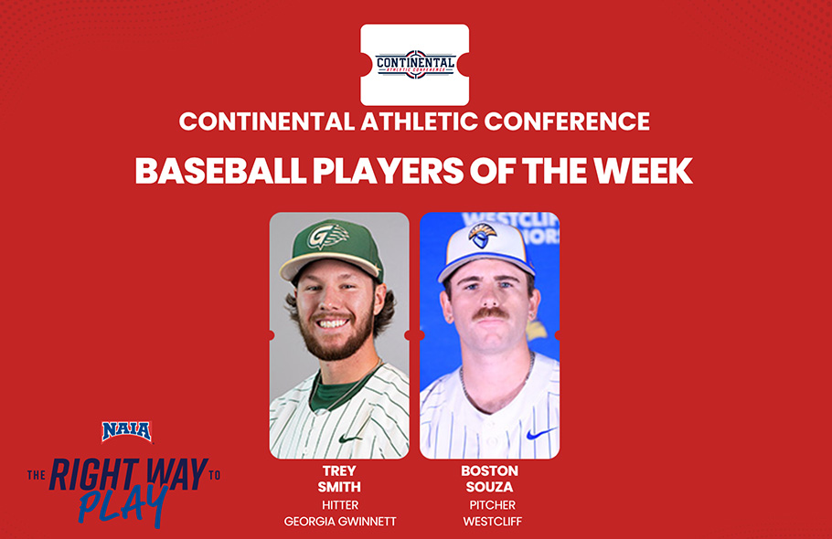 CAC Announces First Baseball Players of the Week for March