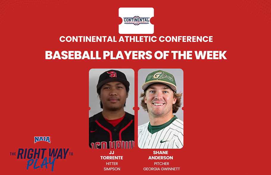 Simpson, Georgia Gwinnett Players Earn CAC Baseball Weekly Awards