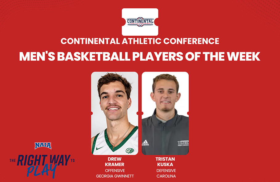 Duo Share First CAC Men&rsquo;s Basketball Players of the Week for 2026