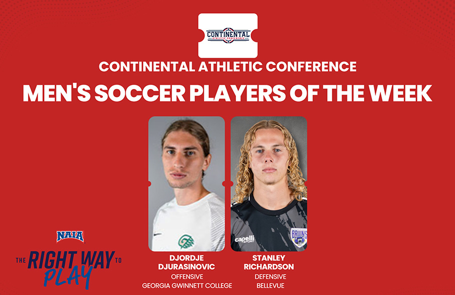 CAC Announces Men&rsquo;s Soccer Players of the Week
