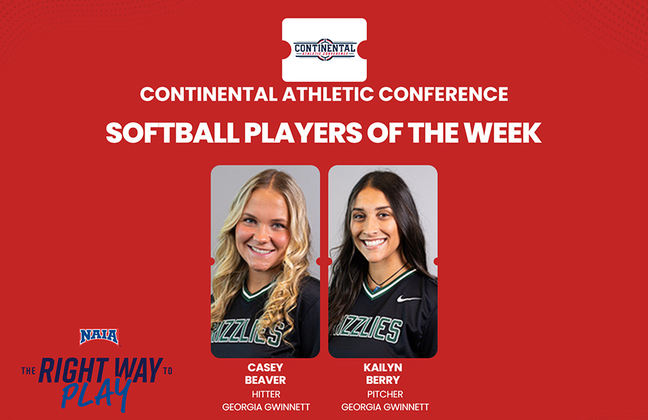 Georgia Gwinnett College Sweep CAC Softball Weekly Honors