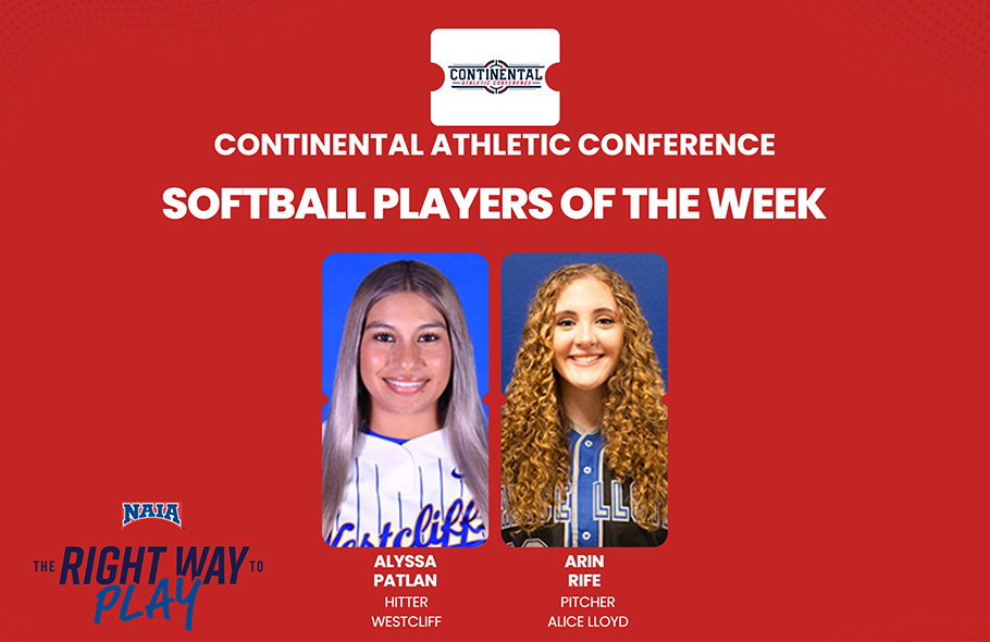 Westcliff, Alice Lloyd Players Earn CAC Softball Weekly Awards