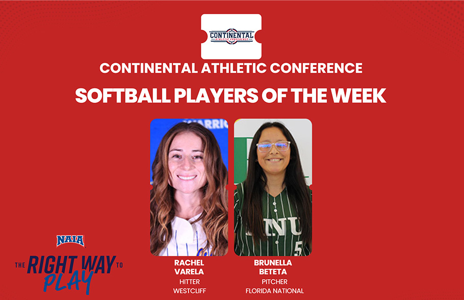 Seniors Named Final CAC Softball Players of the Week