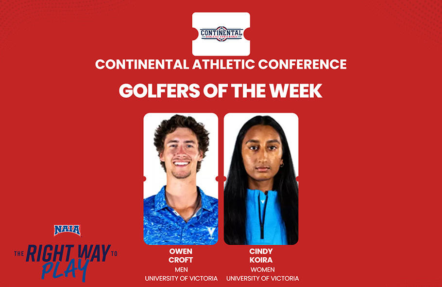 University of Victoria Golfers Sweep Initial CAC Weekly Awards